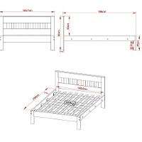 Cama De Casal Mdp Cm8007 Amendoa/Branco - Gran Belo - 15