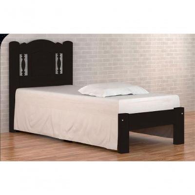 Cama Solteirão Atenas De Madeira Angelim Tabaco