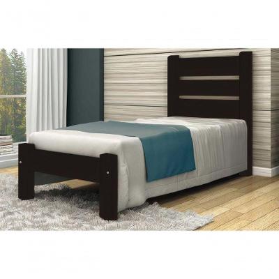 Cama Solteirão Berlim De Madeira Angelim Tabaco