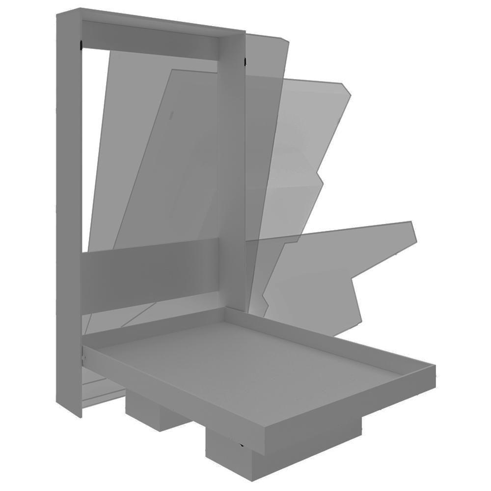 Cama Retratil De Parede Solteiro Cm8015 Amendoa - 4