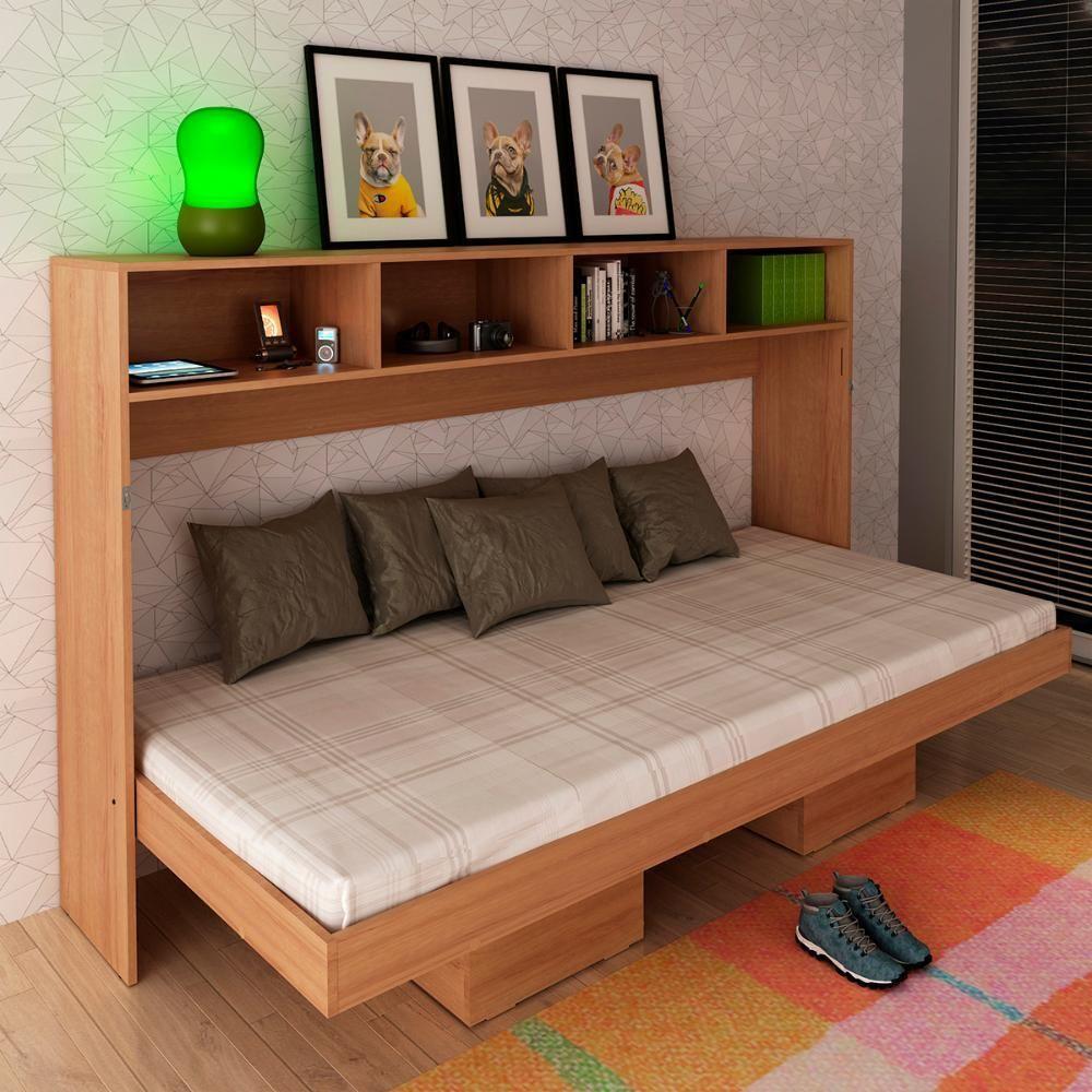 Cama Retratil Horizontal Solteiro Cm820 Amendoa - 3