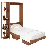 Cama Retratil De Parede Solteiro Cm8013 Amendoa - 1
