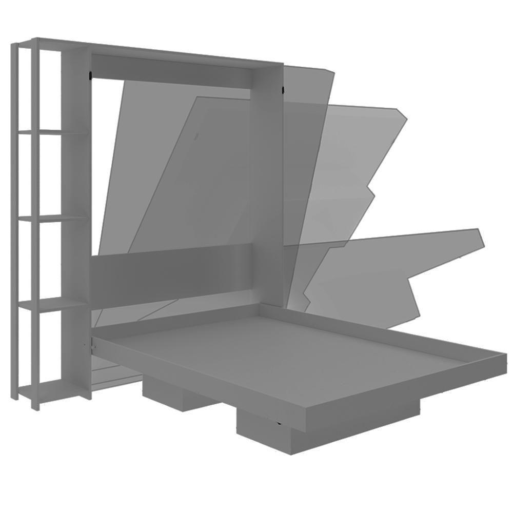 Cama Retratil De Parede Casal Cm8014 Amendoa - 10