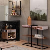 Conjunto Sala De Estar 3 Peças Estilo Industrial Bp 15mm - 4