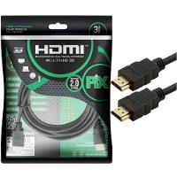 Cabo Hdmi 2 0 Gold 3 Metros 4k Ultrahd 19p Pix 018 2223 - 1