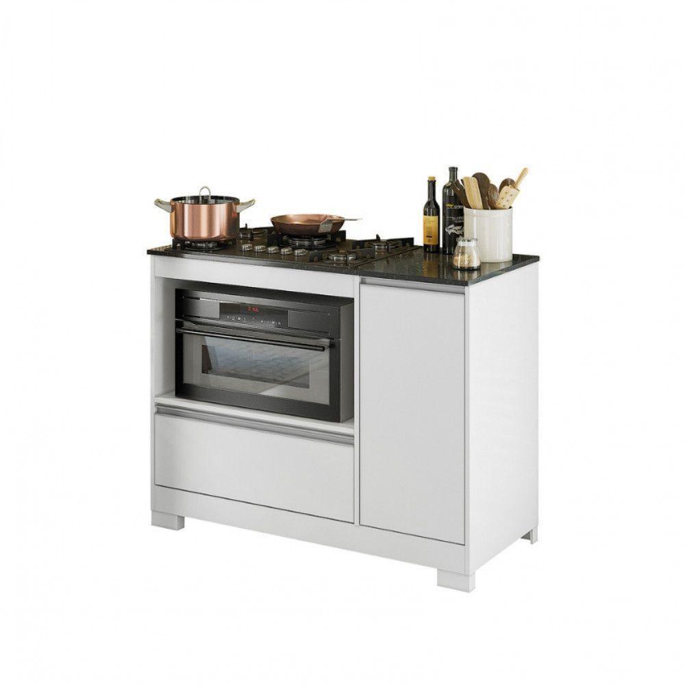 Balcão Para Fogão Notável Cooktop 5 Bocas Com Pés Nt3050 Branco/granito - 6