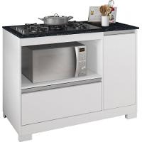 Balcão Para Fogão Notável Cooktop 5 Bocas Com Pés Nt3050 Branco/granito - 1