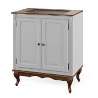 Balcão Cooktop Com 2 Portas E 1 Prateleira Hannover - M560709 Garapa - Verniz - 5