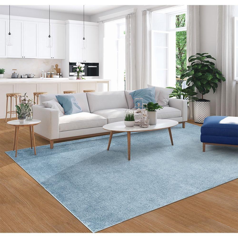 Tapete Para Sala Relex N Azul 2,00x3,00 São Carlos - 2