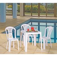 Mesa Quadrada Tramontina Riviera Basic Em Polipropileno Branco Tramontina - 3