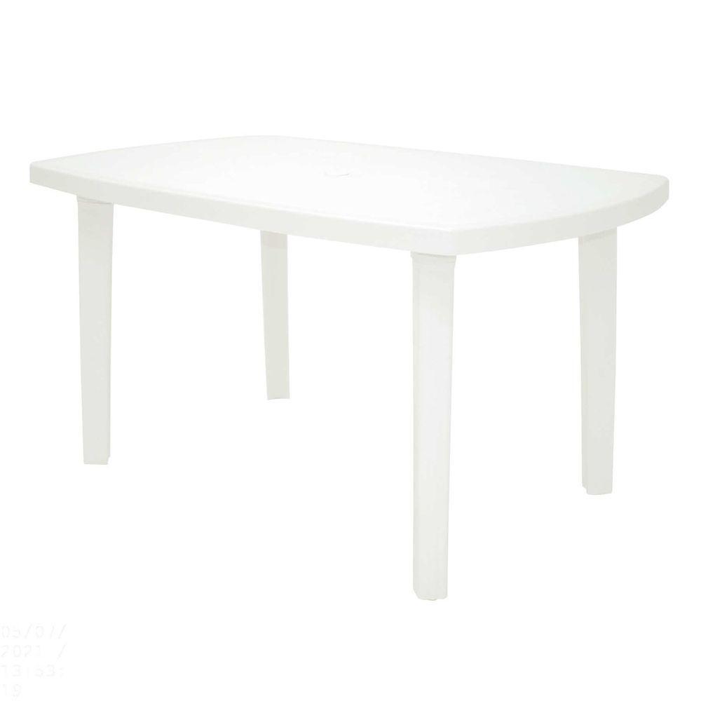 Mesa Retangular Tramontina Camboriú Basic Branco Tramontina - 1