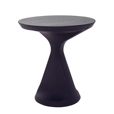 Mesa Redonda Tramontina Salut Em Polietileno Grafite Tramontina