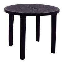 Mesa Eco Tramontina Cassino Em Polipropileno Preto Tramontina - 1