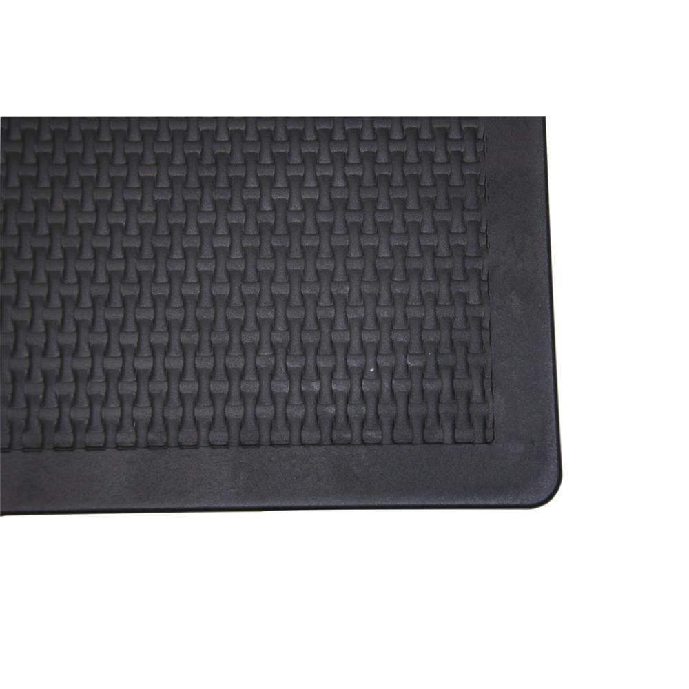 Mesa Laura Rattan Polipropileno Preto Pernas De Alumínio - 2