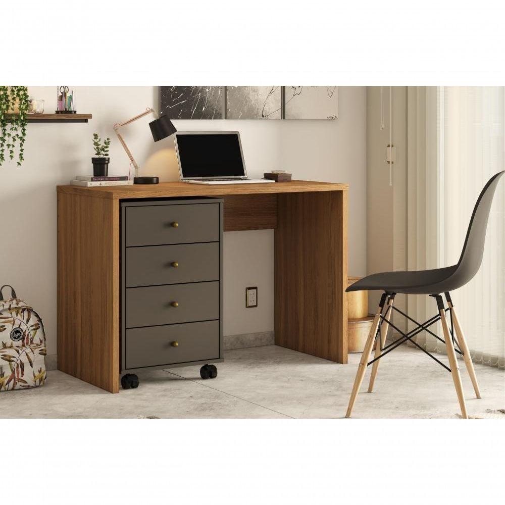 Gaveteiro Com Rodízios Lion Mitchell Grafito - 3