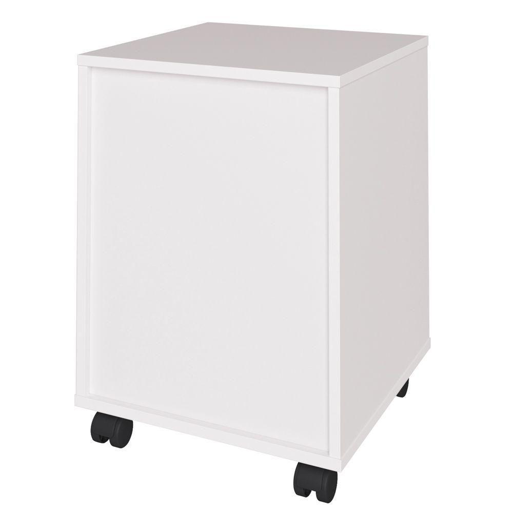 Gaveteiro Para Escritório 03 Gavetas Branco - 2