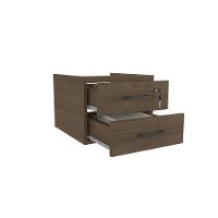 Gaveteiro De Mesa 2 Gavetas Com Chave Versatile Munique 37cm - 4