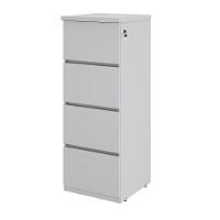 Armario Com 4 Gavetas Larissa Cinza - 1