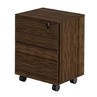 Gaveteiro 3 Gavetas Com Rodízios Me4148 Nogal - 1