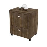 Gaveteiro Para Escritório Home Office Me4112 Mdp Nogal - 6