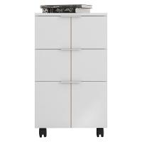 Gaveteiro 3 Gavetas Cubic Branco Fosco - Caemmun - 1