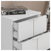 Gaveteiro 3 Gavetas Cubic Branco Fosco - Caemmun - 3