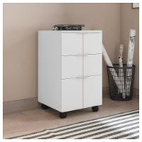 Gaveteiro 3 Gavetas Cubic Branco Fosco - Caemmun - 5