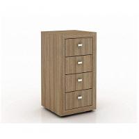 Gaveteiro Para Escritório Home Office Me4133 Mdp Amendoa - 1