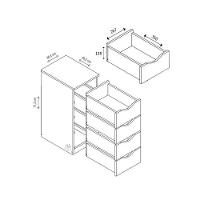 Multiuso 4 Gavetas Gaveteiro - 2