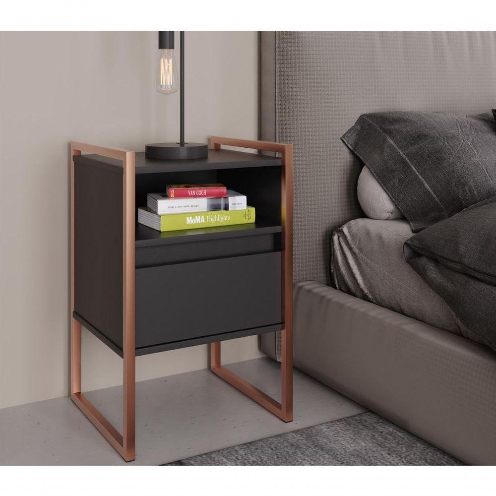 Gaveteiro Industrial Com Gaveta Kinfe Preto Cobre - 2