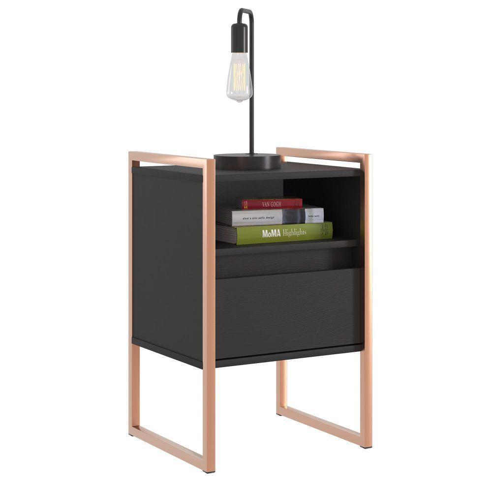 Gaveteiro Industrial Com Gaveta Kinfe Preto Cobre - 4