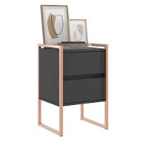 Gaveteiro Industrial 2 Gaveta Keys Preto Cobre - 4