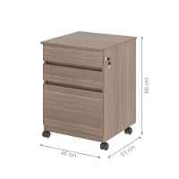 Gaveteiro Com 3 Gavetas Nora Affara - 2