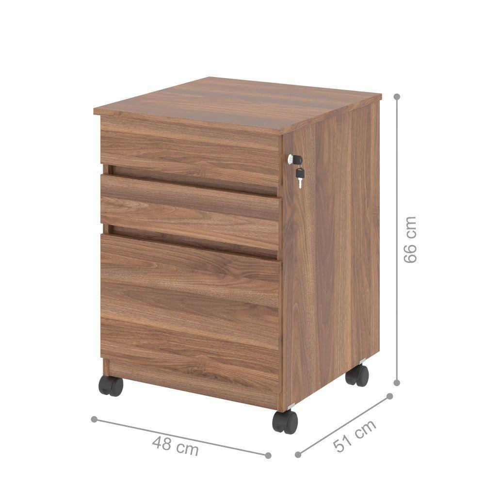 Gaveteiro Com 3 Gavetas Nora Noce - 2