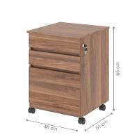 Gaveteiro Com 3 Gavetas Nora Noce - 3