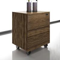 Gaveteiro Com Chave Escritório Home Office Me4148 Mdp Nogal - 8