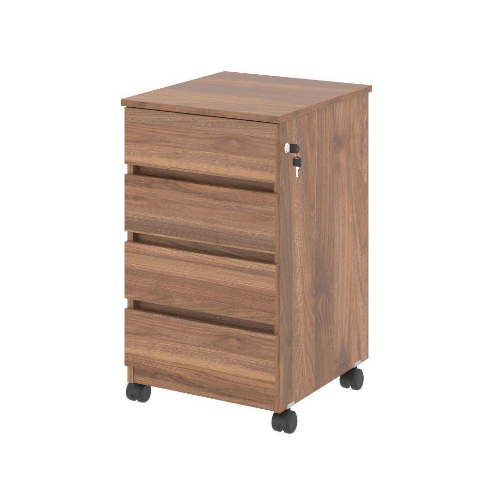 Gaveteiro Com 4 Gavetas Chelsea Noce - 1