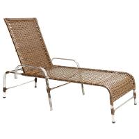 2 Espreguiçadeiras Esteira+Mesa Centro Garden Piscina Argila - 4