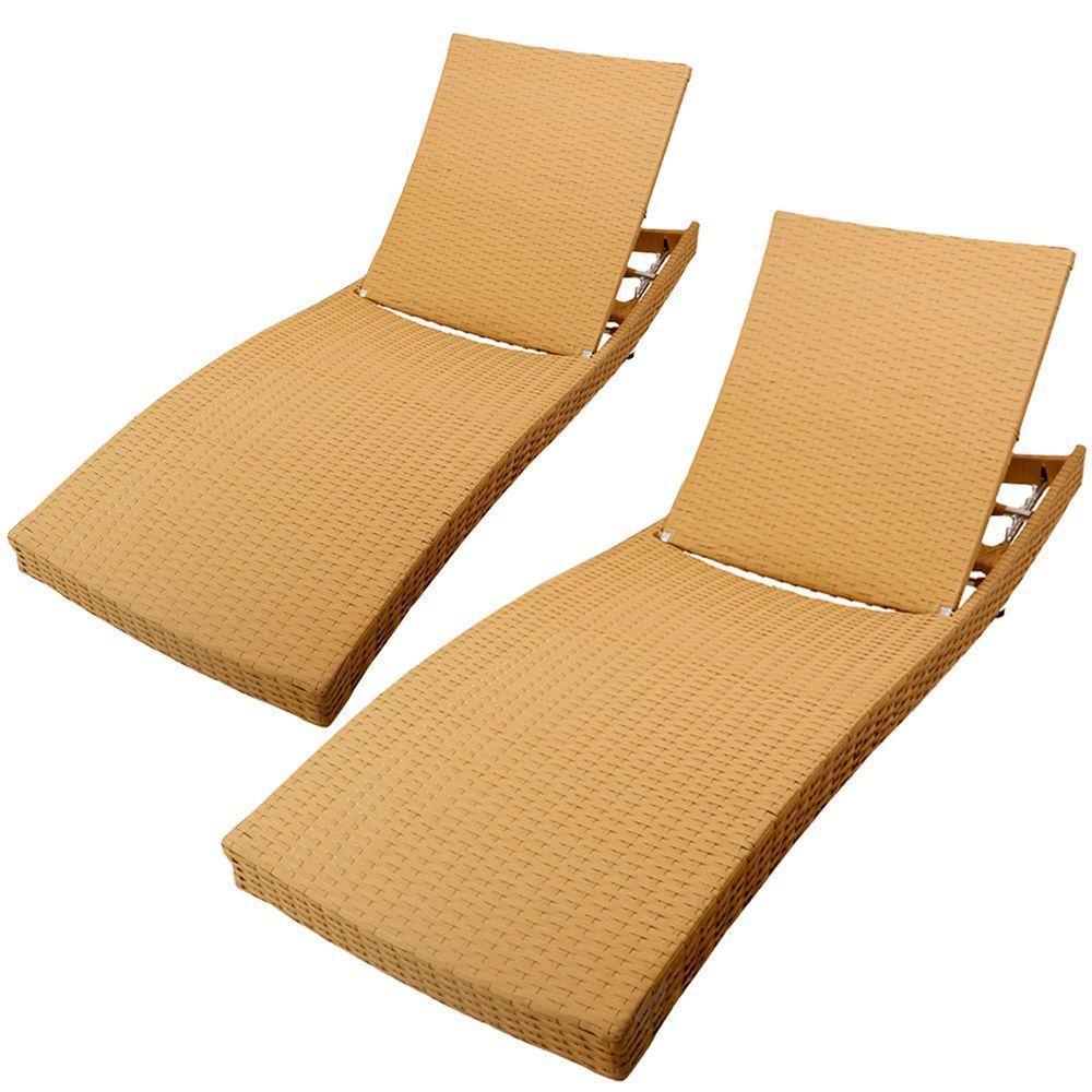 2 Espreguiçadeiras Alumínio Com 6 Regulagens Avelã - 1