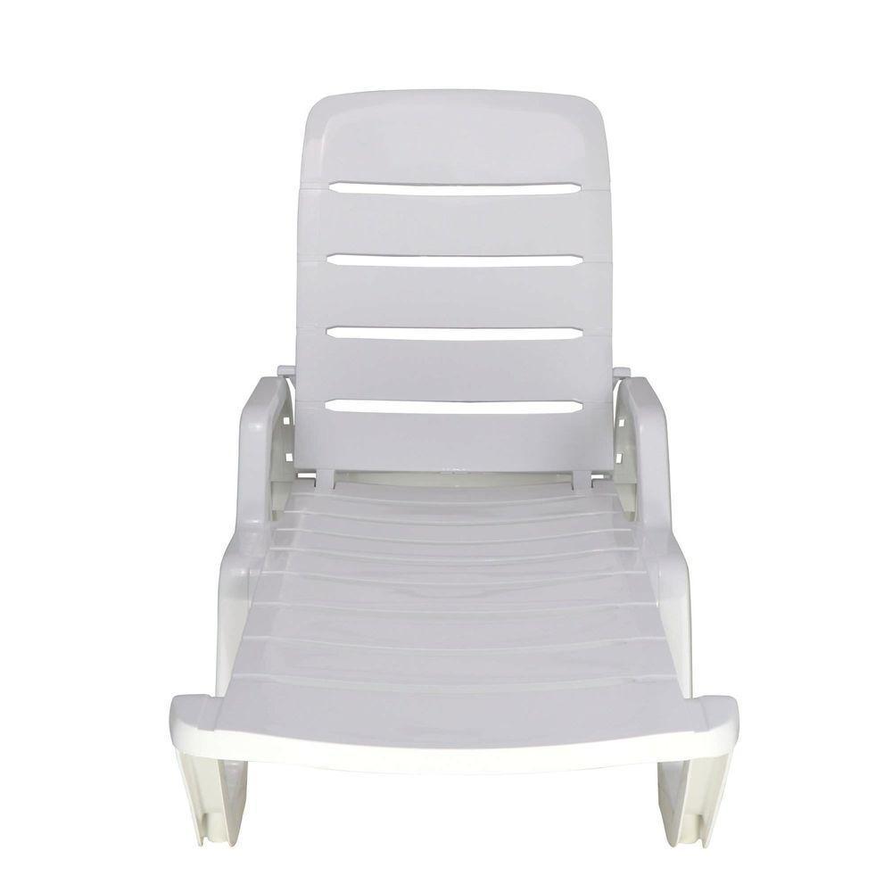 Espreguiçadeira Tramontina Leblon Basic Em Polipropileno Branco Tramontina - 3