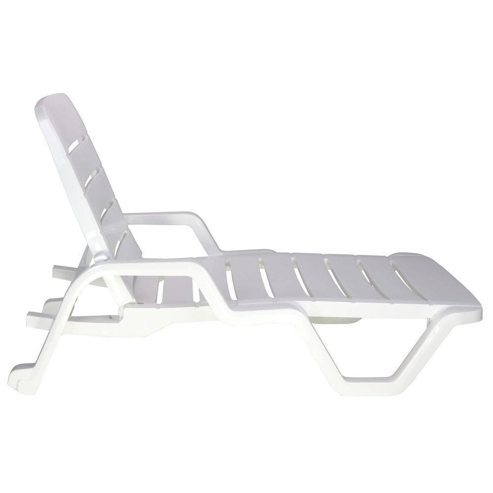 Espreguiçadeira Tramontina Leblon Basic Em Polipropileno Branco Tramontina - 6