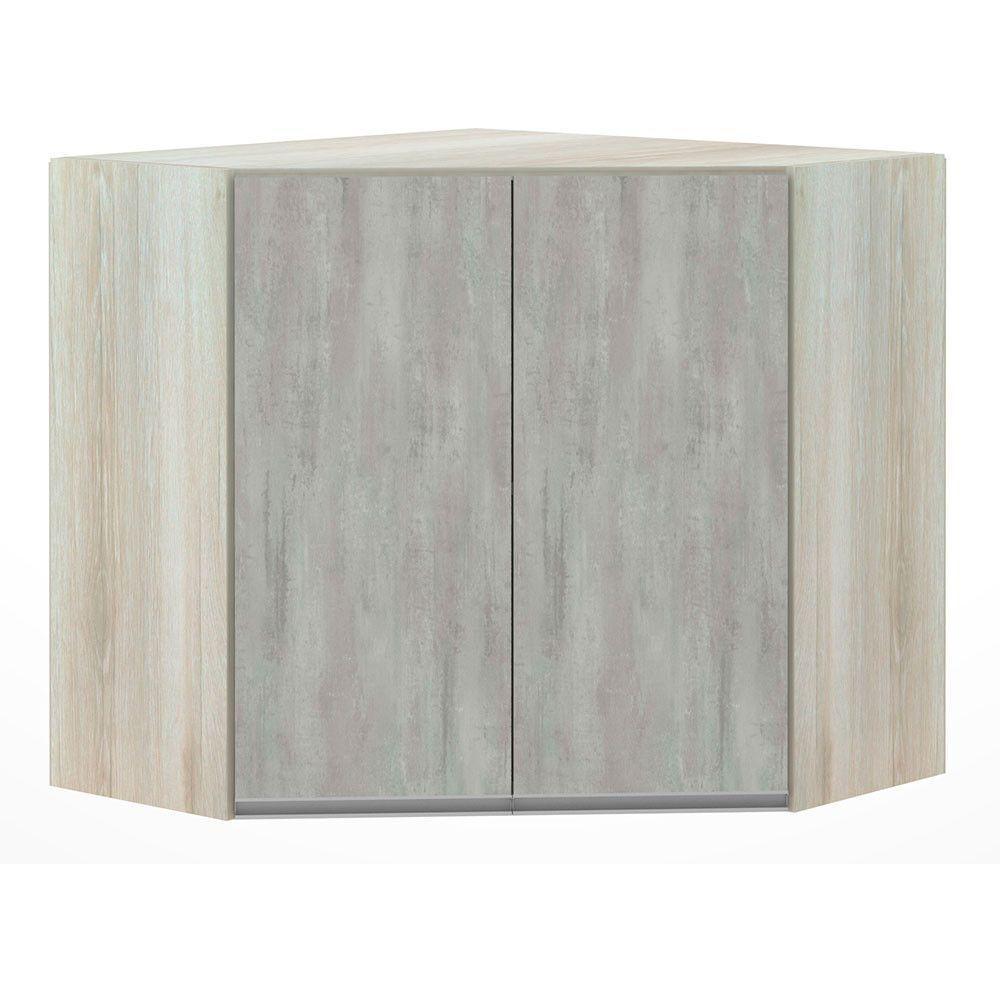 Armário De Canto Diagonal 2 Portas Lis Legno Crema - 1