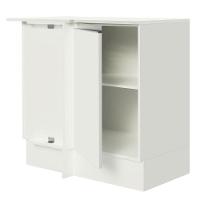 Balcão De Canto 100% Mdf Com Tampo Branco Smart Madesa Branco - 5