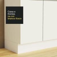 Balcão De Canto 100% Mdf Com Tampo Branco Smart Madesa Branco - 9