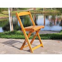 Mesa Dobrável 70x70 Com 4 Cadeiras De Madeira Dobrável Retrátil Mel - 2