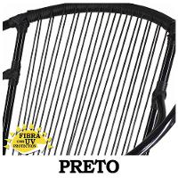 Conjunto Com 3 Cadeiras Eclipse De área Preto - 2