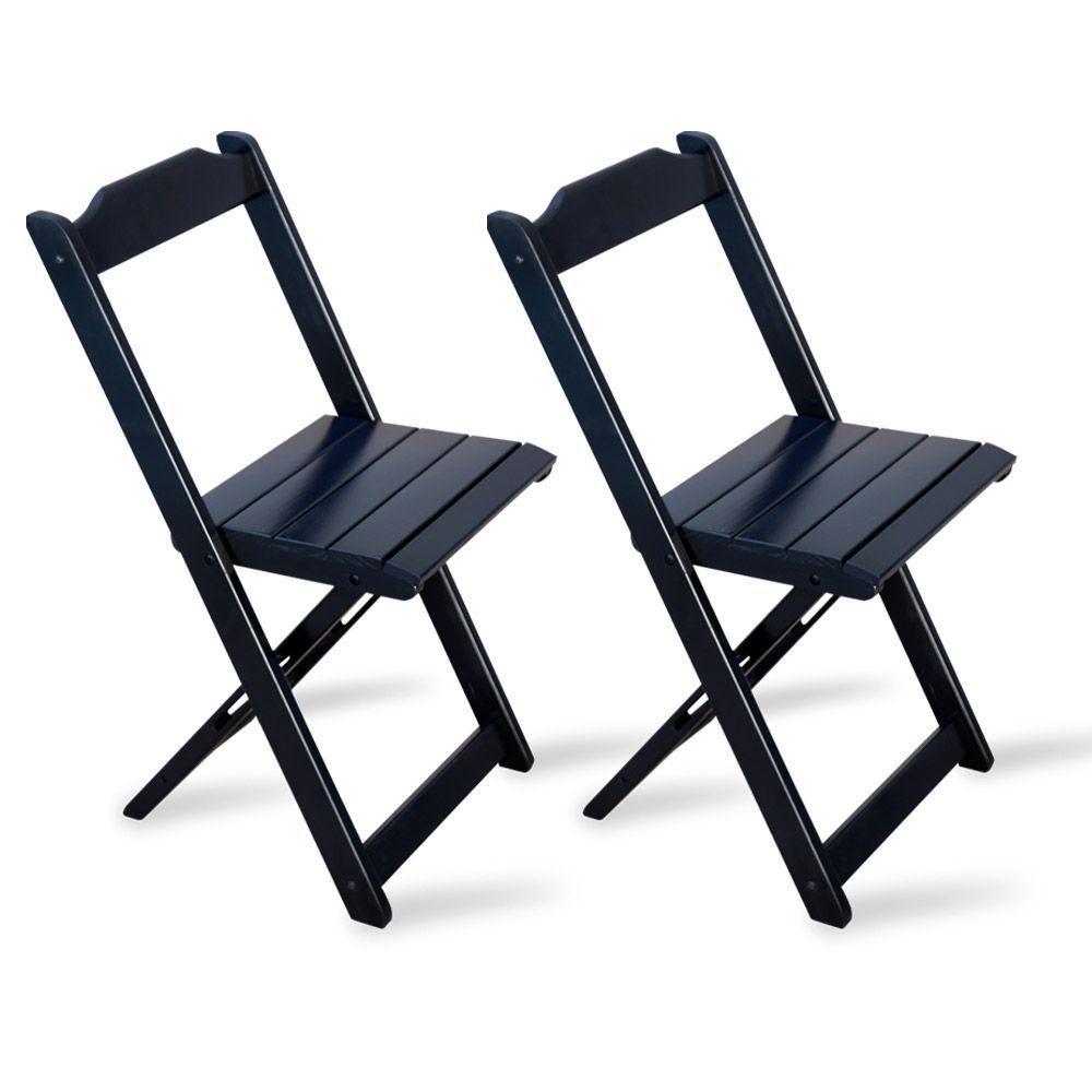 Jogo De Mesa 1,10x70 Com 2 Cadeiras E Mesa Aparador Preto - 5