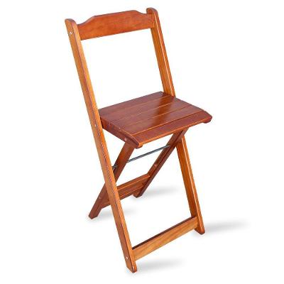 Jogo De Bistro Com 2 Cadeiras De Madeira Imbuia Cor: Marrom