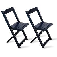 Conjunto De Mesa Dobrável 1,10x70 Com 2 Cadeiras Mais Mesa Aparador Pr - 6