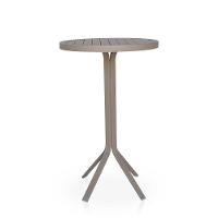 Mesa Bistrô Alta Para área Externa, Gourmet, Churrasqueira E Jardim - Cappuccino - 1